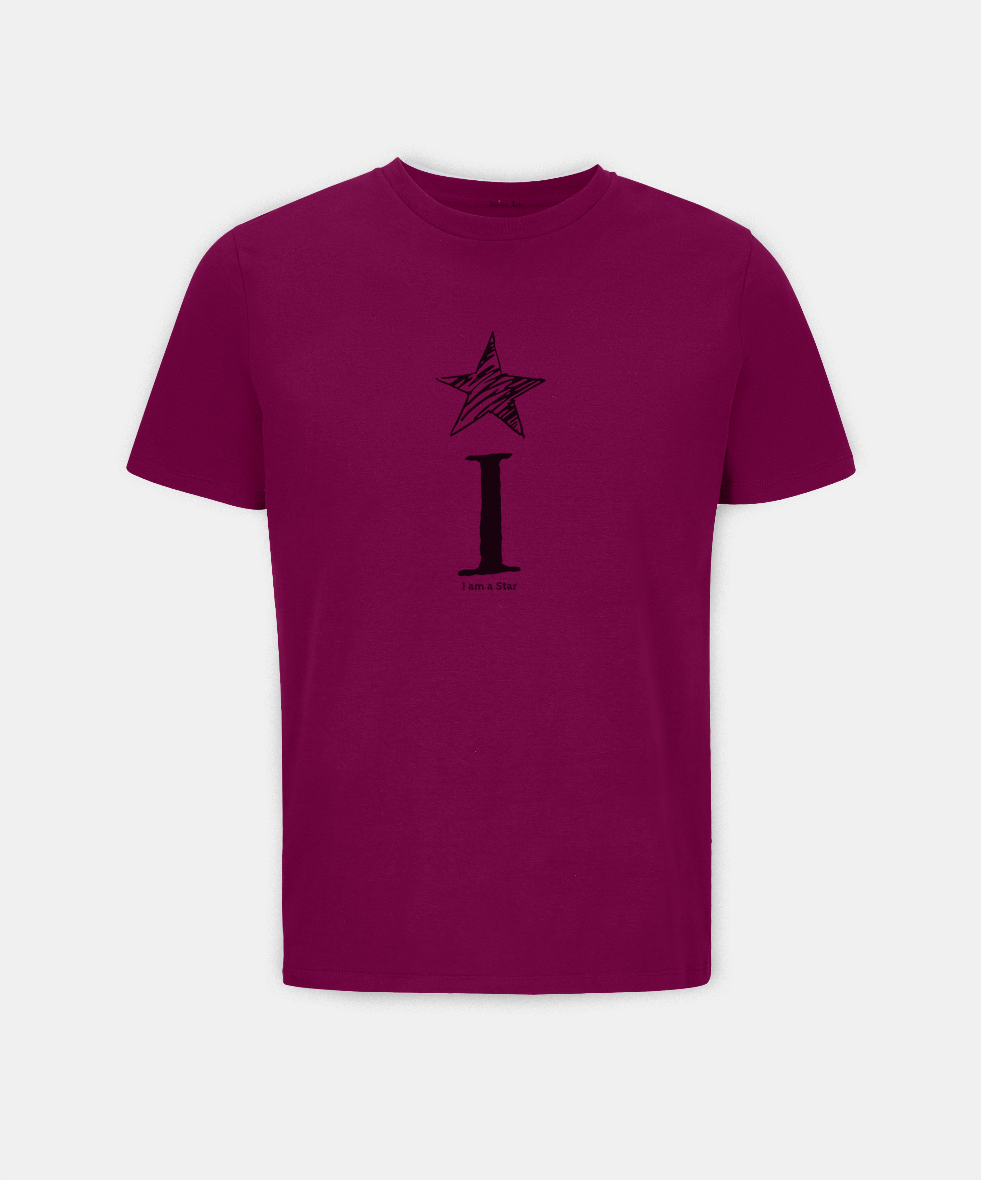 Eu sou uma estrela - Camiseta colorida unissex