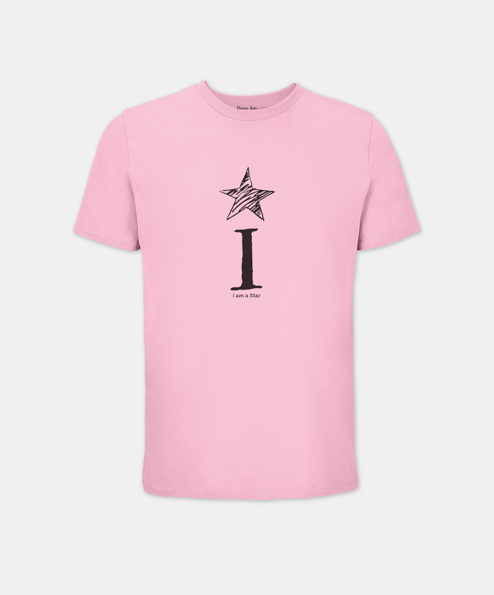 Eu sou uma estrela - Camiseta colorida unissex