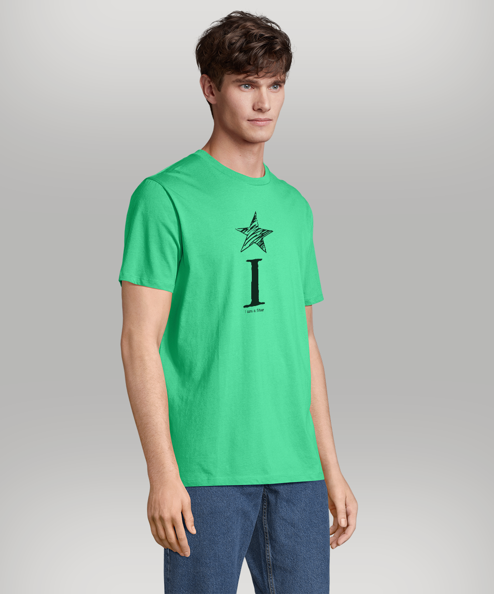 Eu sou uma estrela - Camiseta colorida unissex