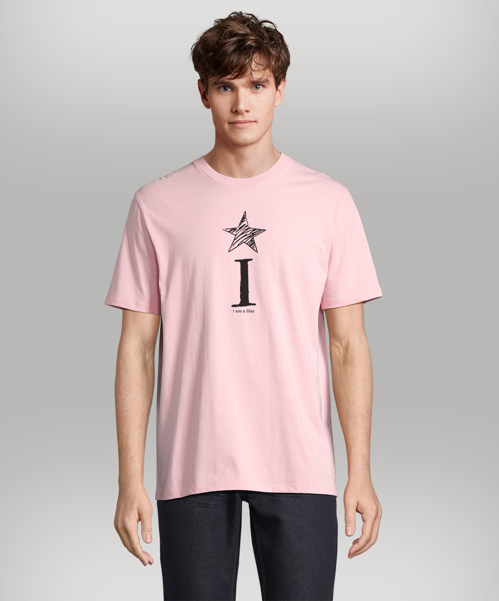 Eu sou uma estrela - Camiseta colorida unissex