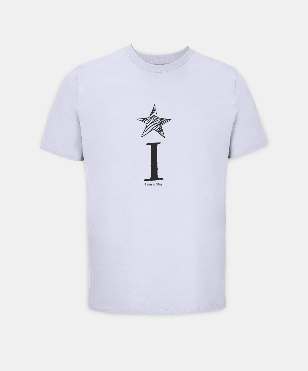 Eu sou uma estrela - Camiseta colorida unissex