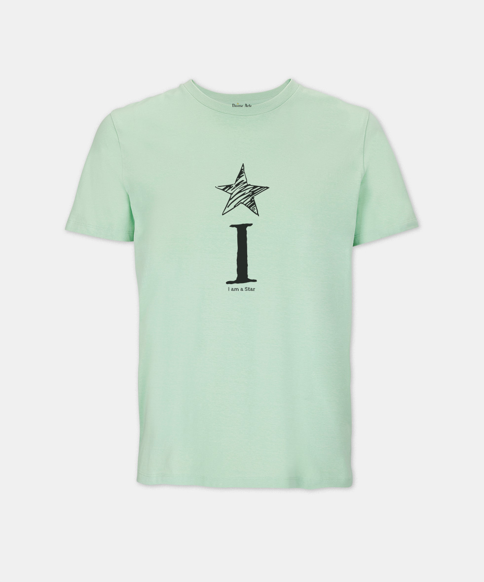 Eu sou uma estrela - Camiseta colorida unissex