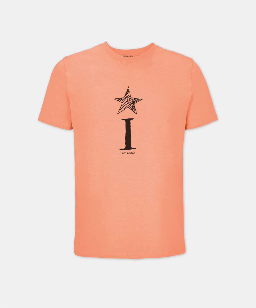 Eu sou uma estrela - Camiseta colorida unissex