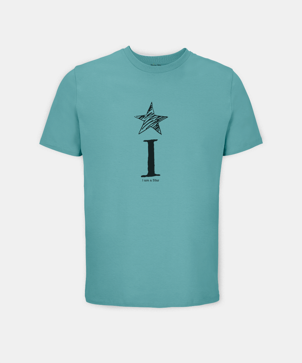 Eu sou uma estrela - Camiseta colorida unissex