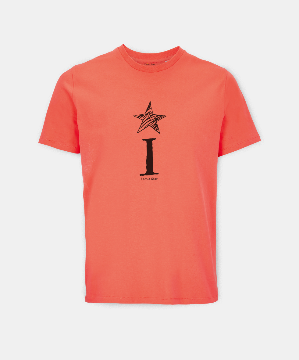 Eu sou uma estrela - Camiseta colorida unissex