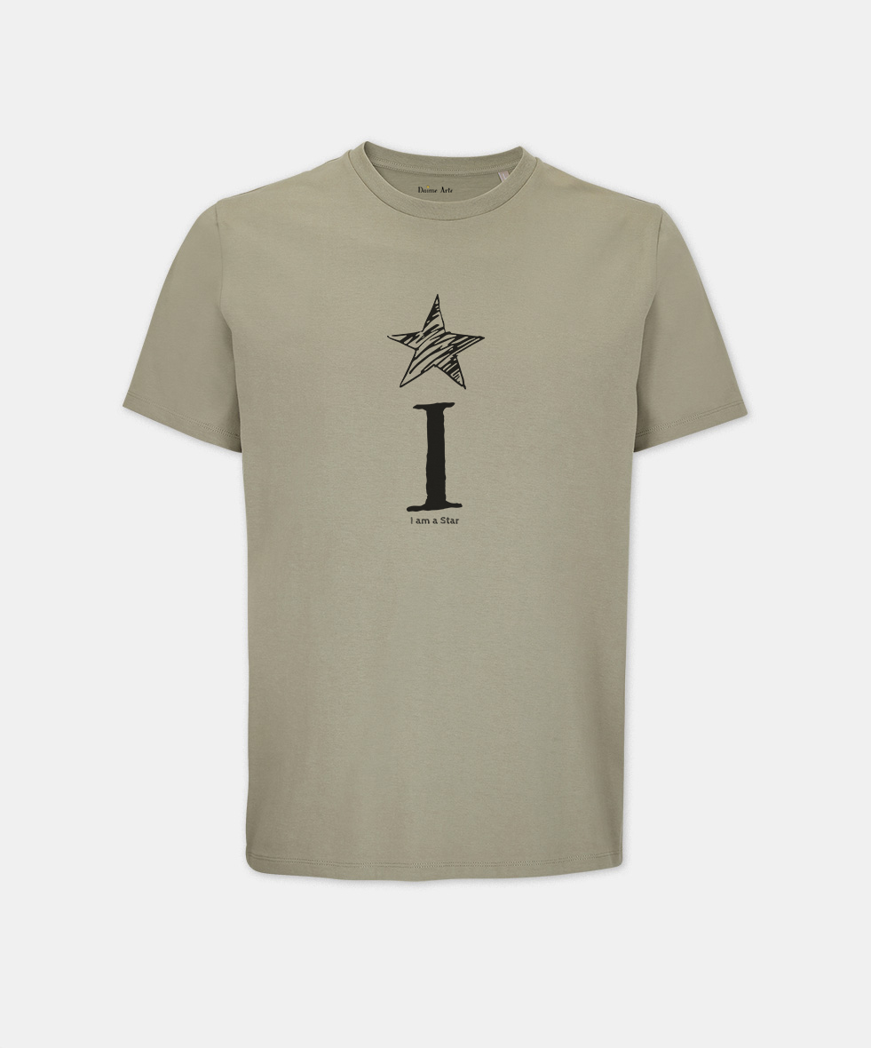 Eu sou uma estrela - Camiseta colorida unissex