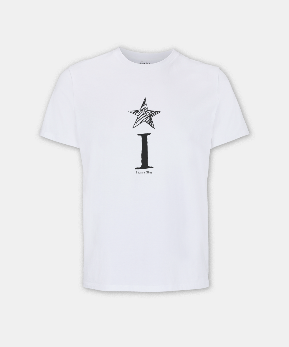 Eu sou uma estrela - Camiseta colorida unissex