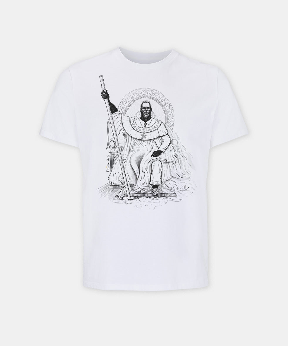 Camiseta "Império Juramidam" - Coleção de cadernos de artista